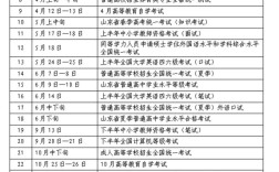 2025山东小学考试时间何时公布？