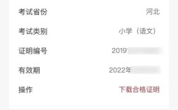 中小学教师资格证成绩在哪查？
