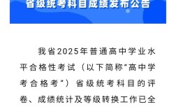 2025高中水平测查分