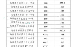 乌鲁木齐高中录取分数线今年是多少？