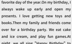 小学版My Birthday，如何用英语简单描述生日？