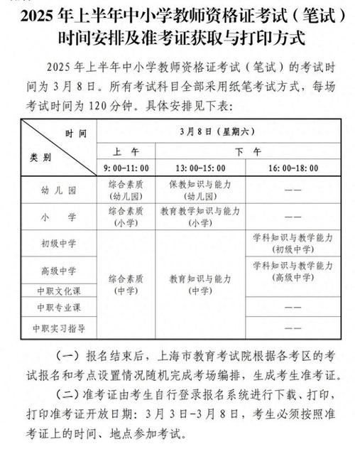 河南小学教师资格证考试时间-图3