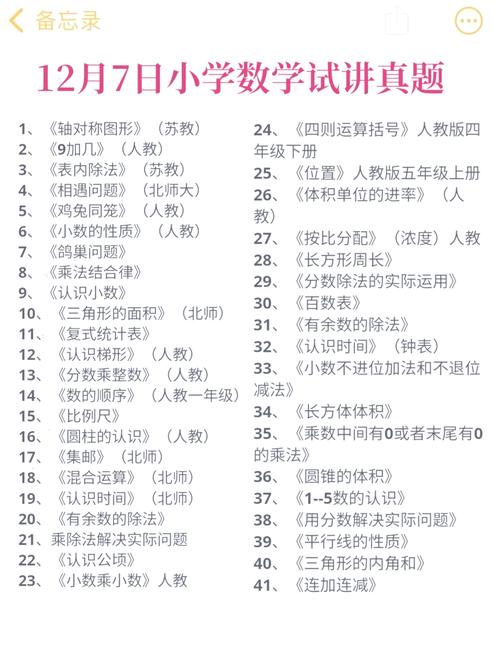 小学数学教师编制考什么真题?-图2 小学数学教师编制考什么真题?-图2