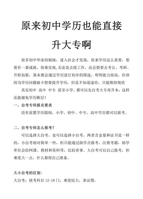 初中毕业能考小学教育吗-图1 初中毕业能考小学教育吗-图1