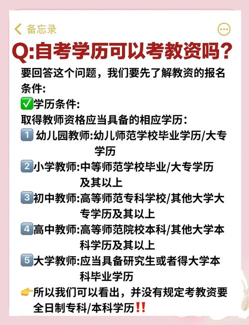 自考本科考初中教资,学历够吗?-图1 自考本科考初中教资,学历够吗?-图1