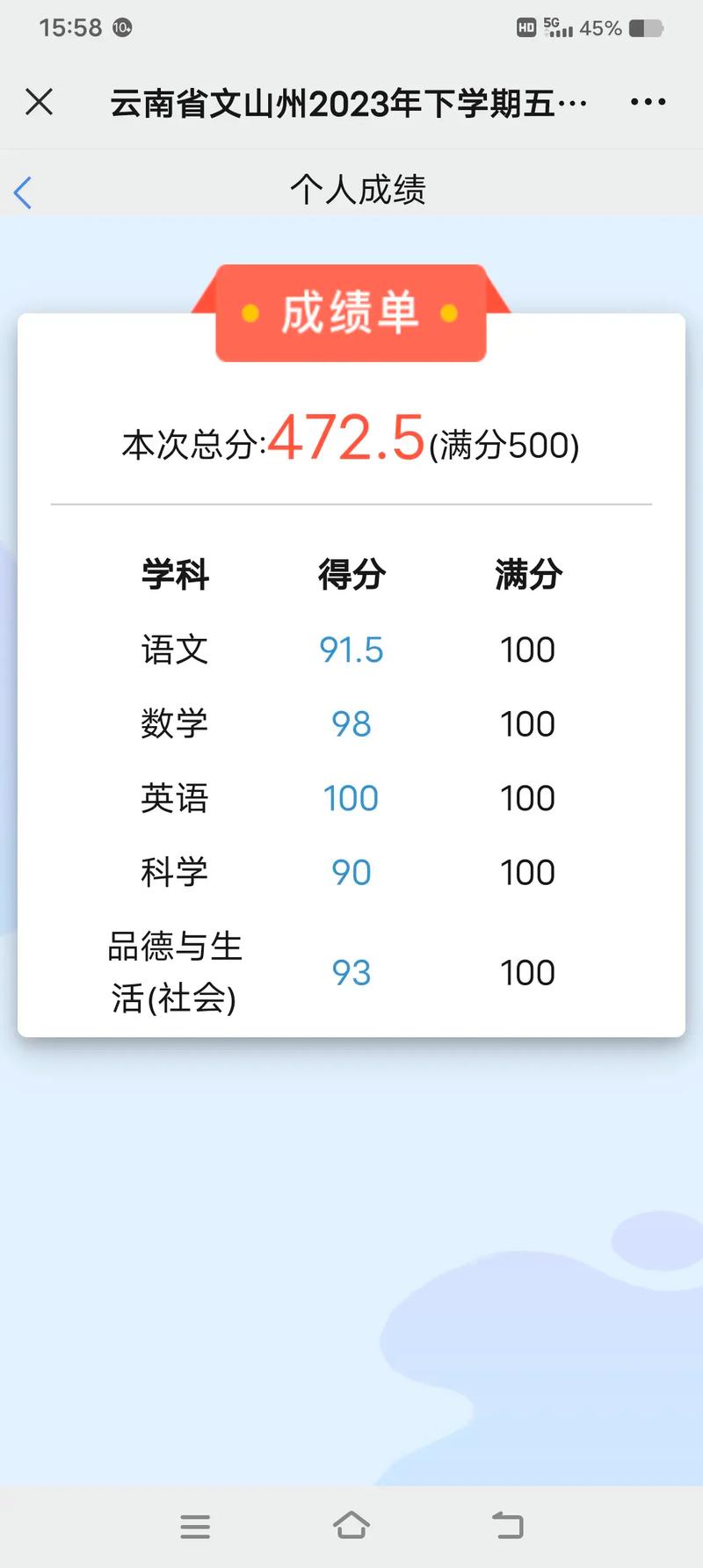 小学生 考试 成绩查询-图1 小学生 考试 成绩查询-图1