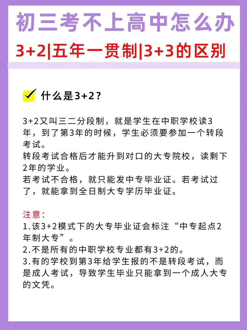 初中毕业读3+2需要什么条件？-图2