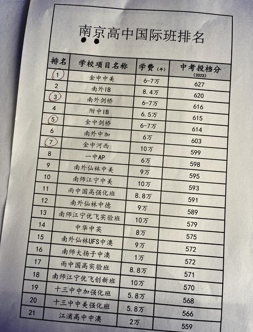 南京国际高中哪家强?排名依据是什么?-图1 南京国际高中哪家强?排名依据是什么?-图1