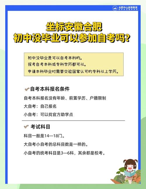 初中未毕业能自考吗?-图1 初中未毕业能自考吗?-图1
