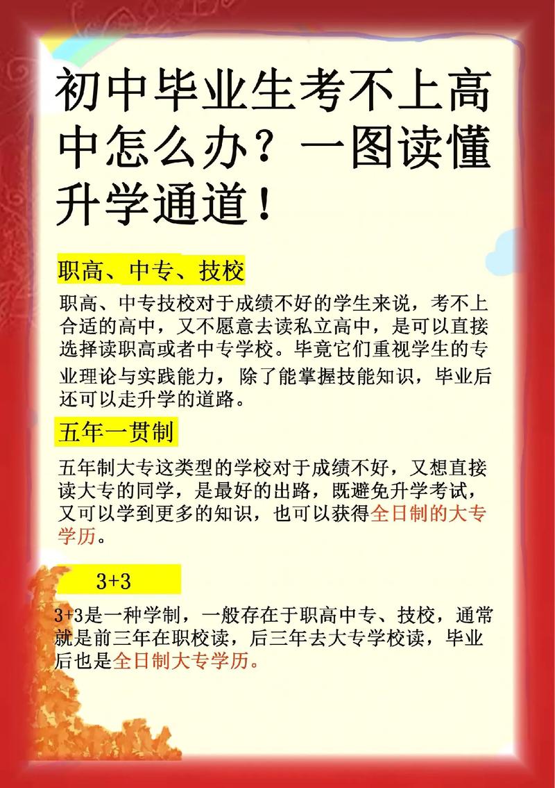 初中没毕业能上高中吗?-图3 初中没毕业能上高中吗?-图3