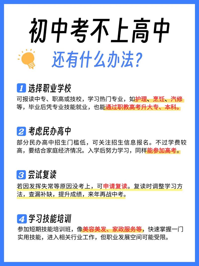 初中升高中落榜,路在何方?-图1 初中升高中落榜,路在何方?-图1