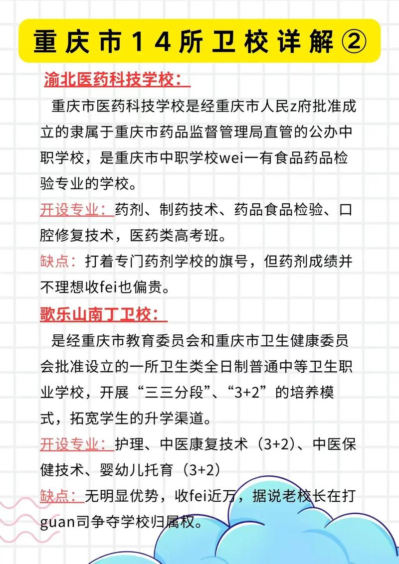 重庆市卫校招生，高中毕业生怎么报？-图2