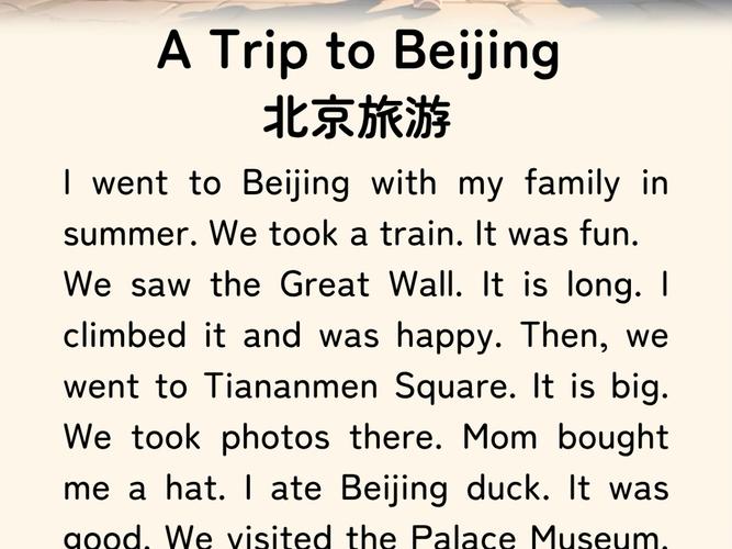 初中介绍北京的英语作文-图1