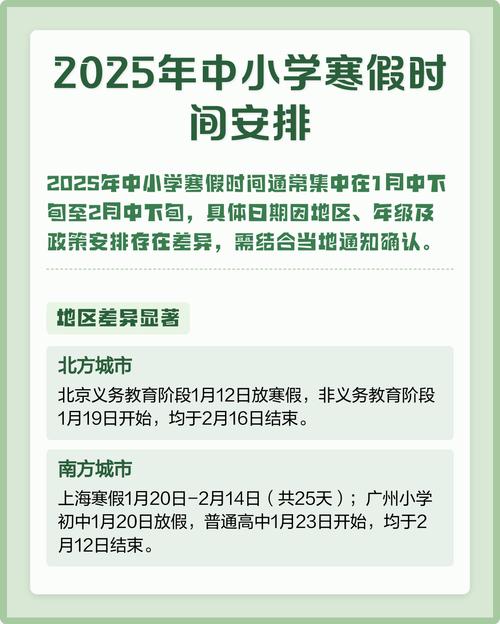 2025西安小学寒假何时放？-图2