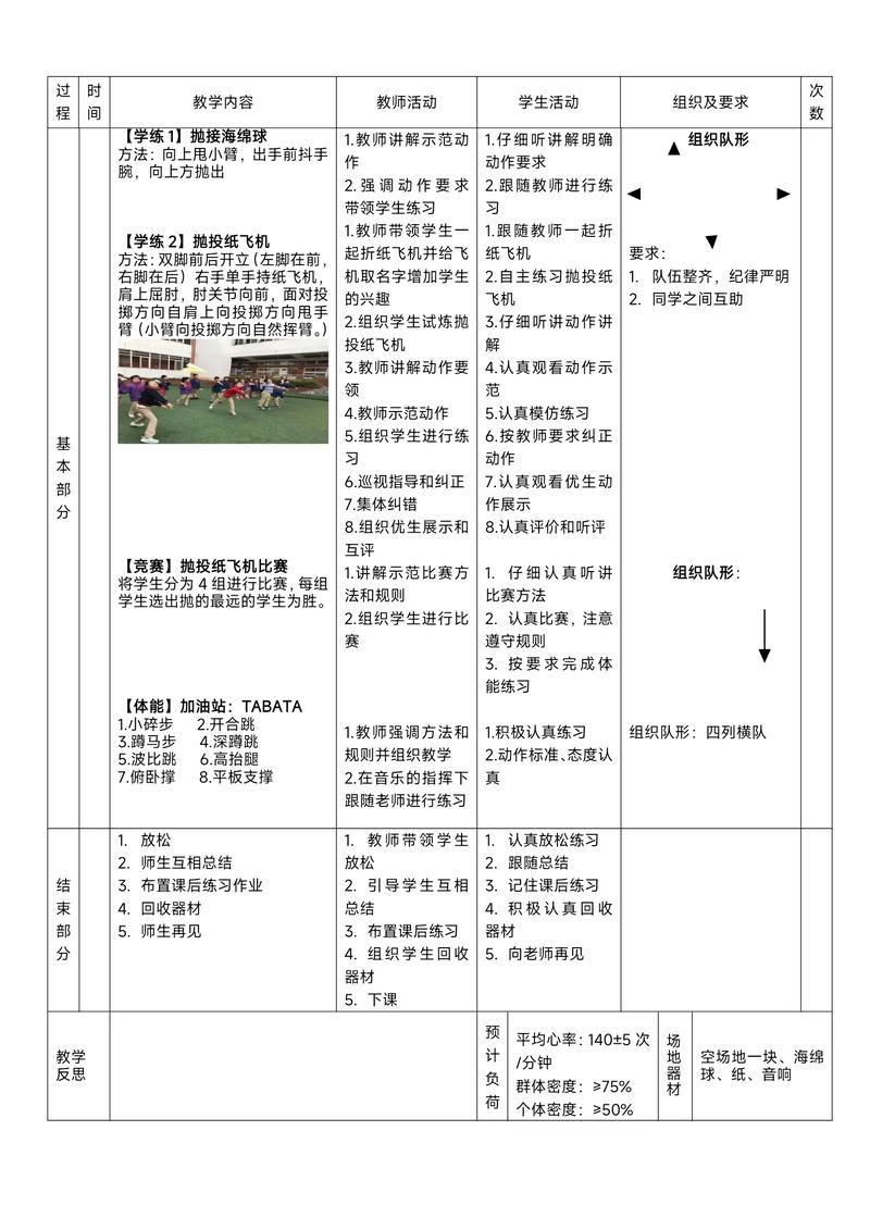 高中教室体育课如何设计简案？-图2