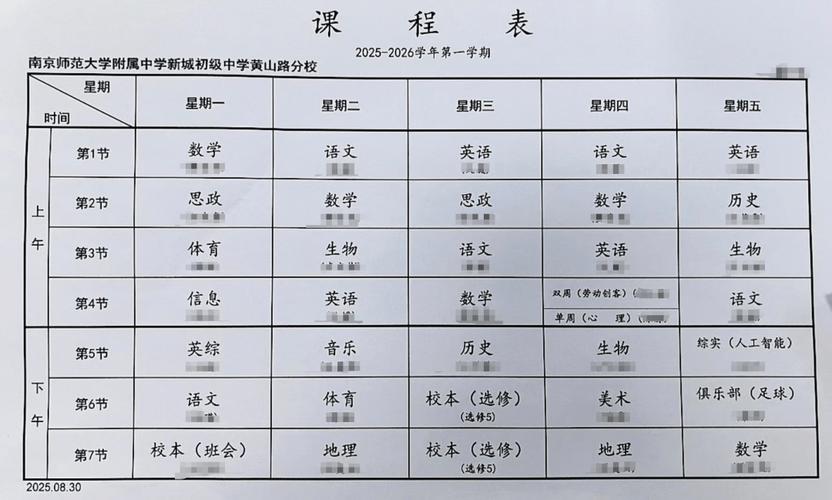 江苏初中课程具体包含哪些科目与内容？-图1