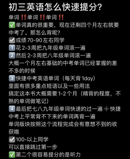 中招英语成绩怎么快速提升?-图1 中招英语成绩怎么快速提升?-图1